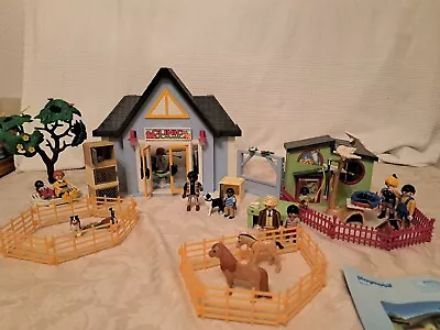 Buy Playmobil 4343-Animal Clinic/Vets With Extra Cattery Set And Lots Of Figures Etc • 5£