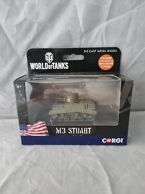 Buy CORGI Die-Cast Model WT91209 WORLD OF TANKS M3 STUART New • 9.99£