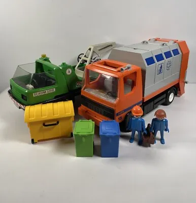Buy Playmobil Recycling Garbage Lorry & Recovery Vehicle | Rubbish Truck | Bins • 19.99£