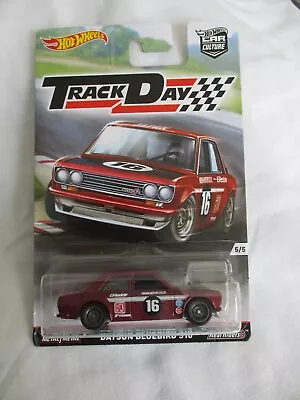 Buy Hot Wheels 2016 Track Day Datsun Bluebird 510 Real Riders Mint In Card • 9.99£
