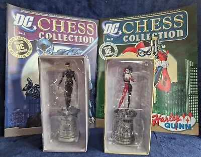 Buy Eaglemoss DC Chess Collection Figurines X 2 - Catwoman & Harley Quinn • 11.99£