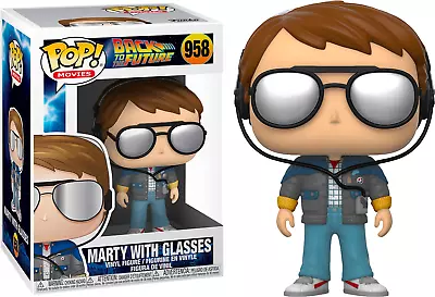 Buy  Back To The Future- Marty With Glasses 3.75  Pop  Vinyl Figure Funko 958 New • 15.95£