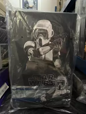 Buy New Hot Toys MMS611 STAR WARS: RETURN OF THE JEDI 1/6 SCOUT TROOPER Figure • 299.99£