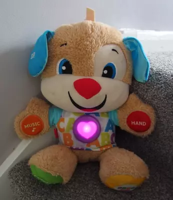 Buy Fisher Price Laugh & Learn Smart Stages Puppy, Musical With Flashing Heart • 5.50£