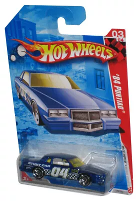 Buy Hot Wheels Race World Movie Stunts '10 3/4 Blue '84 Pontiac Car 175/240 • 10.94£