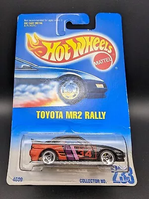 Buy Rare Hot Wheels #233 Toyota MR2 Rally Black Tampo Vintage 1991 Release L37 • 29.95£