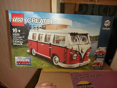 Buy LEGO Creator Expert Volkswagen T1 Camper Van (10220) • 120£