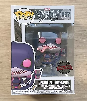 Buy Funko Pop Marvel Venom Venomized Gwenpool #837 + Free Protector • 14.99£