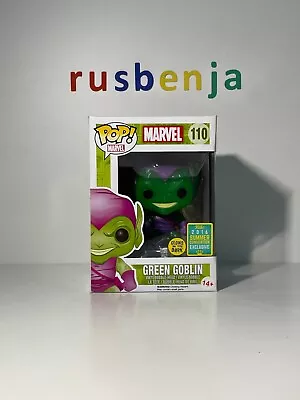 Buy Funko Pop! Marvel Spider-Man Green Goblin Glows In Dark #110 BOX DAMAGE • 16.99£