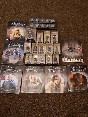 Buy Game Of Thrones Figures Boxed 14, 6 Magazines, Poster, Display Plinth, Eaglemoss • 60£