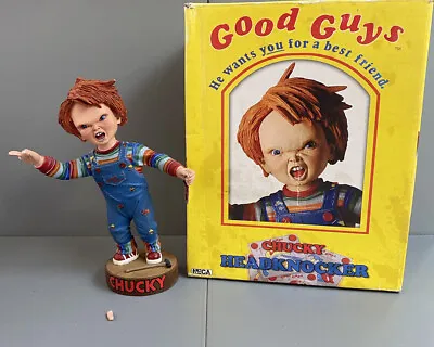 Buy Neca Childs Play 3 Chucky Head Knocker / Bobble Head Rare • 28.50£