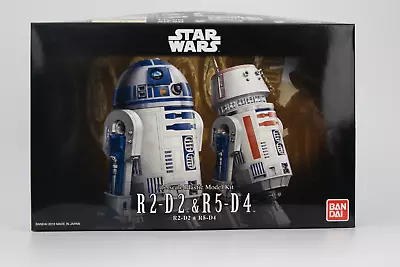 Buy Bandai R2-D2 & R5-D4 1/12 Scale Plastic Model Kit Star Wars ANH Mandalorian • 39£