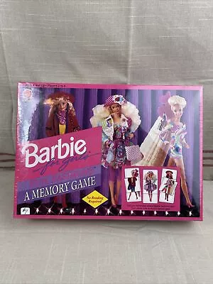 Buy 1992 Mattel Barbie For Girls Fun Fashions A Memory Game 2-4 Players New In Box • 28.41£