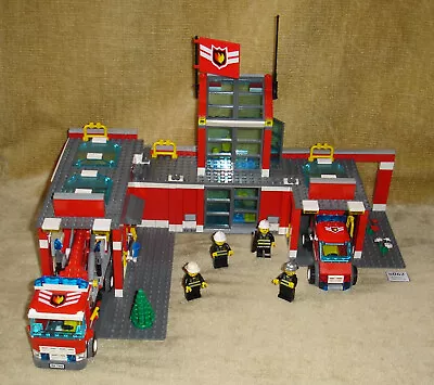 Buy LEGO Sets: Town: City: 7945-1 Fire Station (2007) 100% With MINIFIGURES Vehicles • 44.99£
