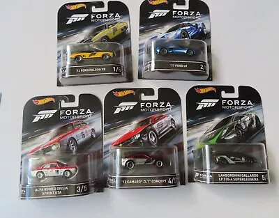 Buy Hot Wheels Adult Collectors Forza Motorsport - Set Of 5 By Mattel In 2016 • 84.99£