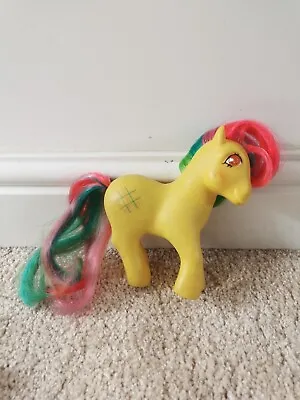 Buy ⭐ My Little Pony ⭐ Twinkle Eyed Tic Tac Toe Vintage Yellow Rainbow Hair Pink • 22£