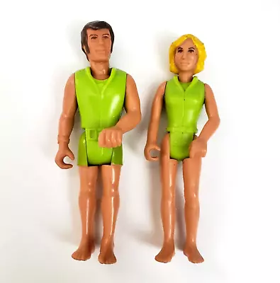 Buy Vintage 1974 Fisher Price Adventure People Scuba Divers Man Woman Green Suits • 17.91£