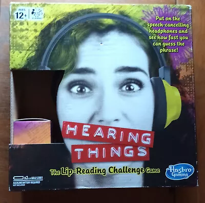 Buy Hearing Things Game - Hasbro Gaming 2016 - The Lip Reading Challenge Unused • 9.99£