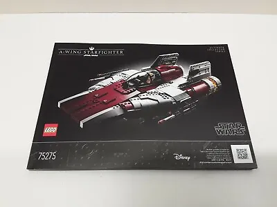 Buy Lego !!  Instructions Only !! For Starwars 75275 Ucs A-wing Starfighter  • 14.99£