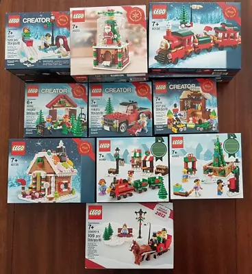 Buy Collection Of Lego Seasonal Christmas Sets - Brand New/Sealed - No's In Listing • 449.99£
