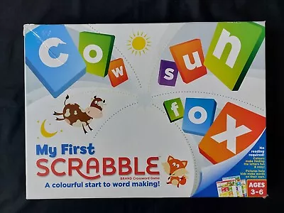 Buy My First Scrabble Game By Mattel - Age 3 - 6 Years ~ Excellent Condition • 8£