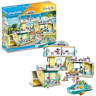 Buy Playmobil 70434 Family Fun Playmo Beach Hotel Playset 401 Pieces New Xmas Toy 4+ • 99.99£