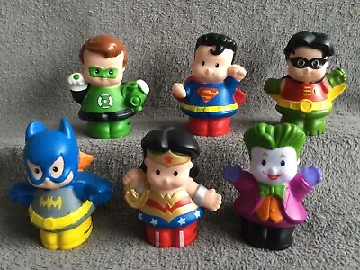Buy Fisher Price Little People DC Comics Superhero Figures Bundle • 10.99£