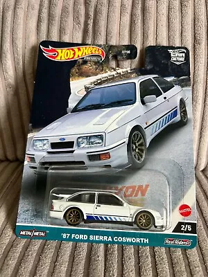 Buy Hot Wheels '87 FORD SIERRA COSWORTH CANYON WARRIORS CAR CULTURE 2023 • 4.32£