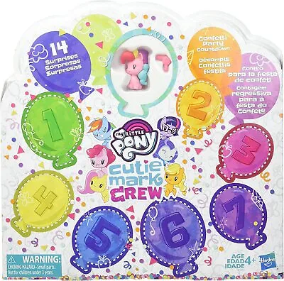 Buy My Little Pony Toy Cutie Mark Crew Confetti Party Countdown Collectible 8 Pack W • 97.78£