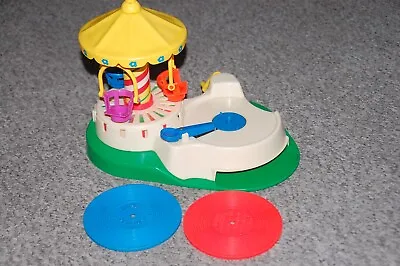 Buy Vintage Fisher Price Fairground Carousel Toy Record Player • 16£