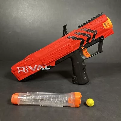 Buy Nerf Rival Apollo XV-700 Team Red Spring Action Blaster With X1 HIR Foam Ball • 11.99£