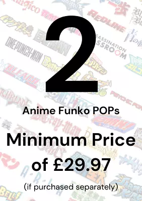 Buy Funko POP Mystery Box - Random 2 Genuine Anime Funko POPs With Protectors • 16.02£