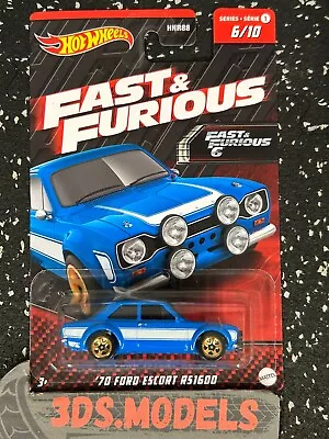 Buy FAST & FURIOUS FORD ESCORT RX1600 70 Hot Wheels 1:64 **COMBINE POSTAGE** • 7.95£