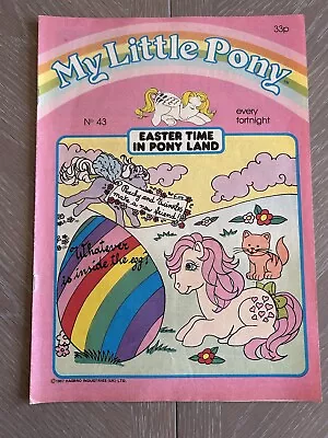 Buy Vintage My Little Pony G1 Comic Magazine UK Hasbro 1987 Issue No 43 • 5£