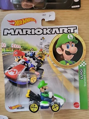 Buy Hot Wheels Mario Kart, Luigi, Brand New • 10.58£