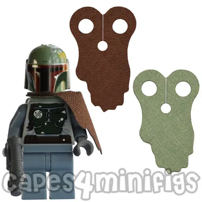 Buy 2 CUSTOM Boba Fett Capes For Your Lego Starwars Minifigure / Minifig - CAPE ONLY • 2.21£