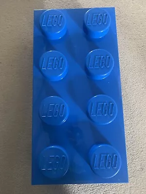 Buy Large LEGO Blue Brick 8 Stud Storage Box , 50 Cms X 25 Cms. • 15£