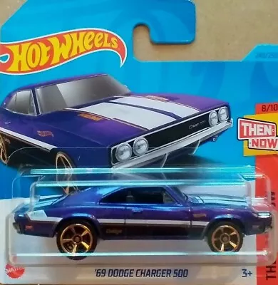 Buy Hot Wheels '69 DODGE CHARGER 500 THEN AND NOW Q CASE 2023 • 7.99£