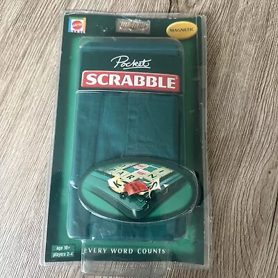 Buy Scrabble Vintage Mattel Magnetic Pocket Travel Scrabble Game Complete  • 17£