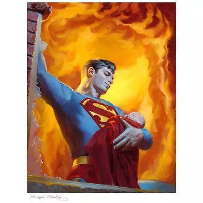 Buy Sideshow DC Comics Art Print Saving Grace: A Hero's Rescue Unframed - 46 X 56 CM • 74.66£