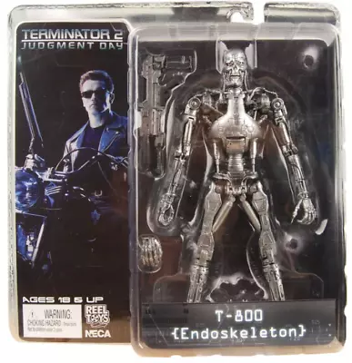 Buy NECA Terminator 2t 800 Endoskeleton ~18cm Figure • 41.16£