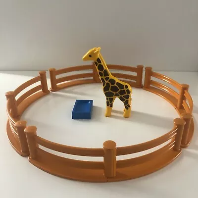 Buy Playmobil 123 Zoo Animals - Giraffe With Enclosure - Combined Postage Available • 5£