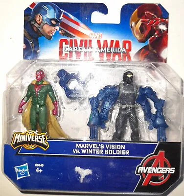 Buy Hasbro Miniverse Capt. America Civil War Vision Vs Winter Soldier • 11£