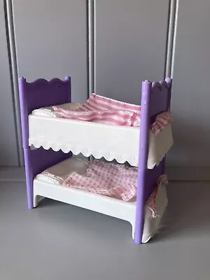 Buy My Loving Family, Fisher Price Vintage Dolls House Furniture , Bunk Beds, Kids • 16.99£