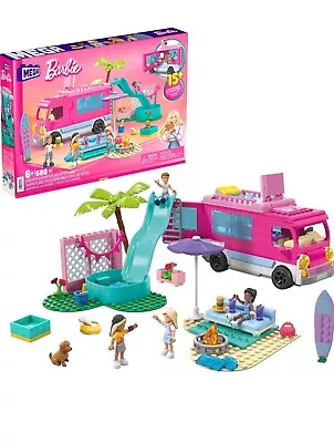 Buy Barbie Dream Camper Adventure With 580 Pieces For Kids Age 6+ Years • 21£