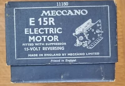 Buy Meccano Vintage E15R Motor (untested) • 29.99£