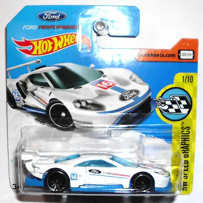 Buy 2016 Hot Wheels Ford GT Race Racing Car No. 247 Speed Graphics Performance Fast, H9 • 4.11£