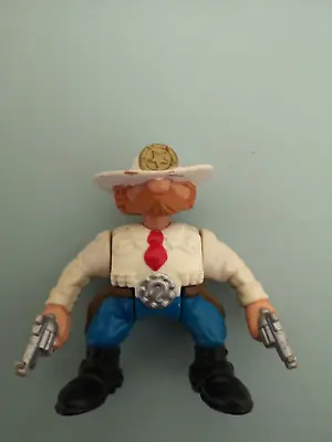 Buy Vintage Fisher Price Great Adventures Western Town Cowboy With Guns • 5£