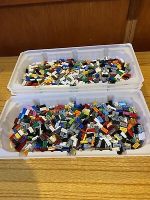 Buy 200x   LEGO - Flat Bricks - 2x1, Flat Various Colours - 3023 Part Number • 5.49£