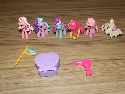 Buy My Little Pony Figures X 6 Plus Accessories Early 2000's Approx 5cm Collectable • 14.49£